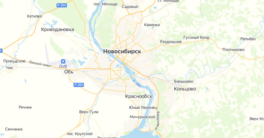 Обслуживаем все районы Новосибирска